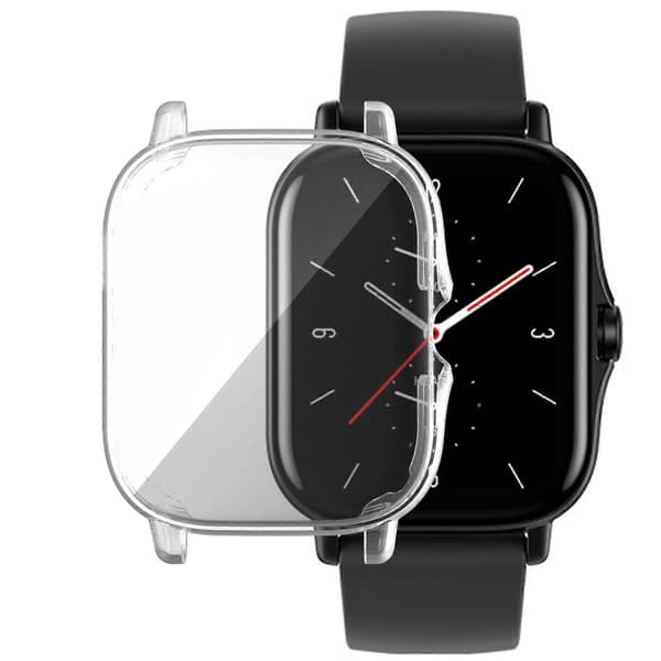 Amazfit GTS 2:n täysin peittävä TPU-galvanointikellokotelo Transparent