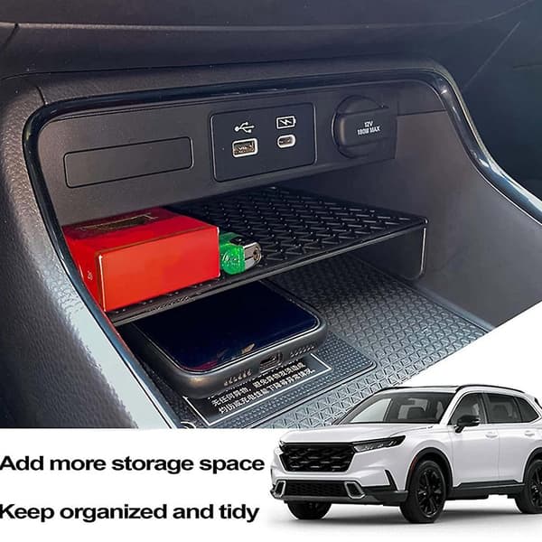 Oppbevaringsboks for midtkonsollbrett for CRV 2023 Auto Insert Sekundær oppbevaringsboks