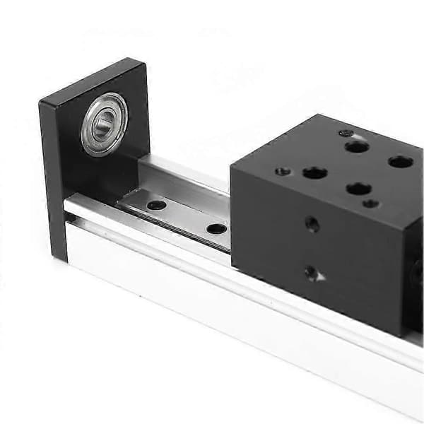 Linjär Styrskena Glid 600mm Slaglängd Kulskruv 1204 Aluminium