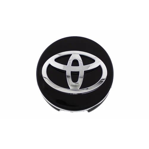 4-pak - Toyota centerkapsler / hjulnav-emblem - B—2f Silver 62mm - Silver (matt)