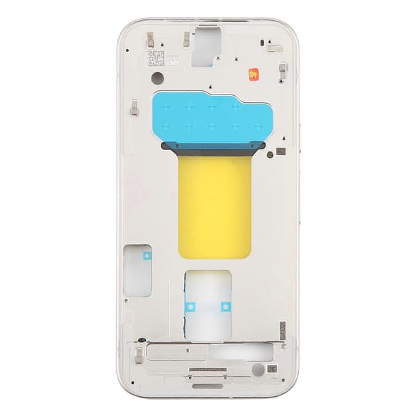 (Ny) For Google Pixel 9a KOMPATIBEL Midtrammeinnfatning Silver