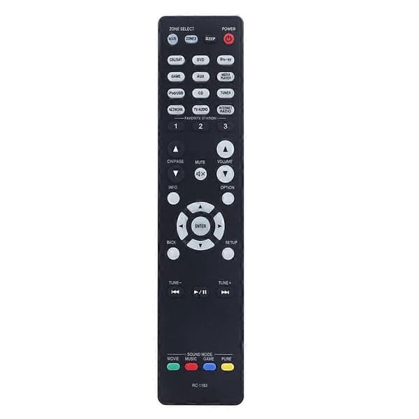 Fjernkontroll RC-1183 erstatter kompatibel Denon AV-mottaker AVR-X2000_Kvalitetsgaver 33 33 ABS