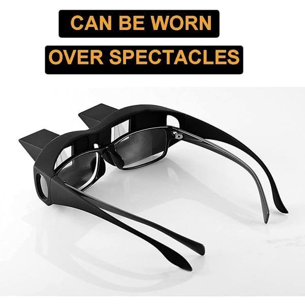 1 pc Bed Prism Glasses Horizontal Mirror Lazy Reading Glasses