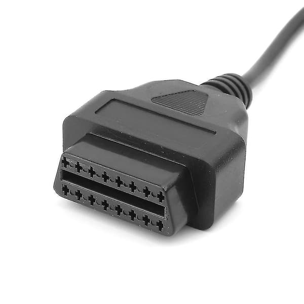 16-pins OBD2 til USB-port ladekabeladapterkontakt Diagnostisk verktøy