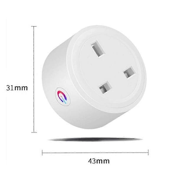 4 stk Tuya Zigbee Smart Socket 16A Hjem Strømovervåking Strømuttak Smart Life Stemmekontroll Alexa Tidsinnstilling DIY Plugg JN