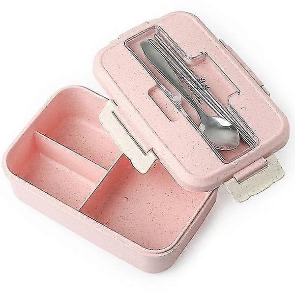 Bärbar matlåda Skola Kontor Bento Box Pink