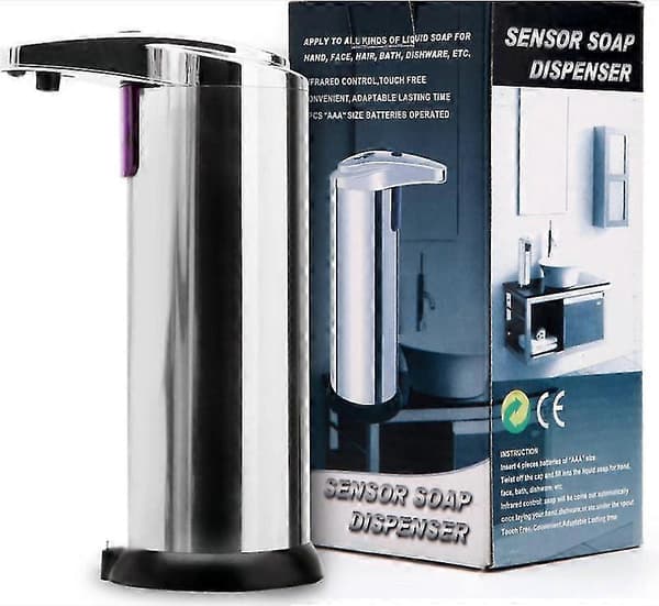 [2F]Automatisk tvåldispenser Infraröd sensor Beröringsfri desinfektionsmedelsdispenser