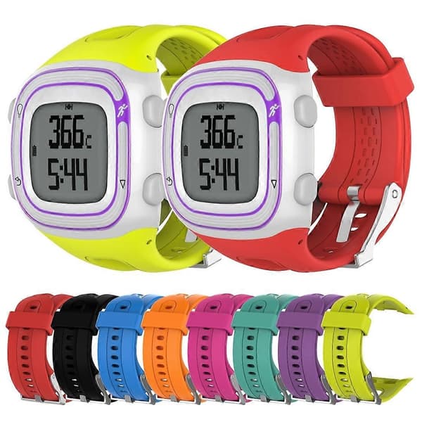 Sportarmband i silikon för Garmin Forerunner 10 / 15 Red