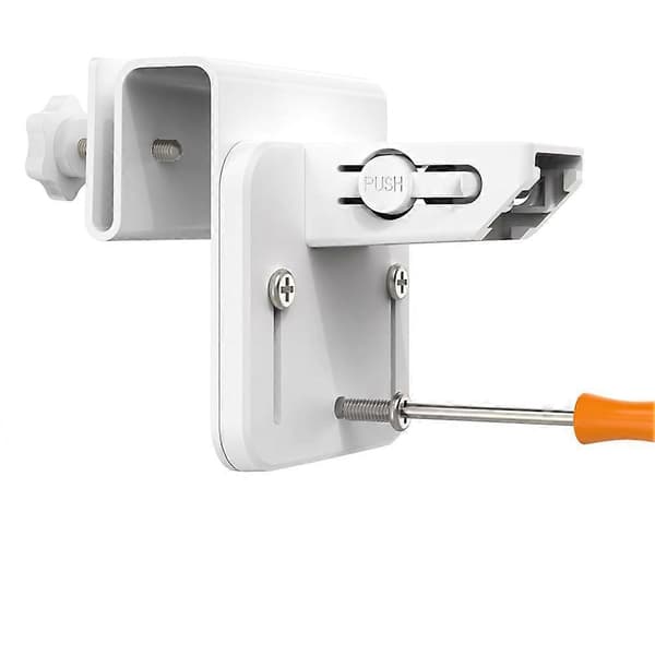 Rännmontering för utomhusbruk, väderbeständig säkerhetskamera, rännmontering för SoloCam S330 S340 White