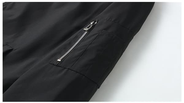 Herre Bomberjakke Varsity Flight Jacket Sort Black XL