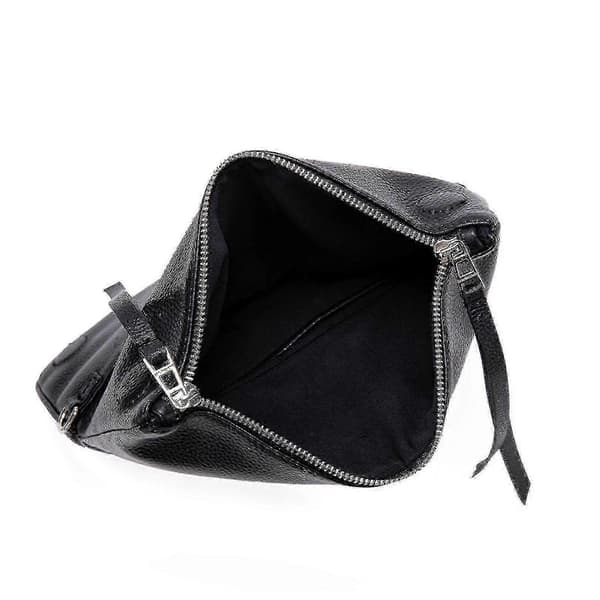 [2F]Damväskor Läder Messenger Bag Dam Axelväska Med Dragkedja Vinge Rhinestone