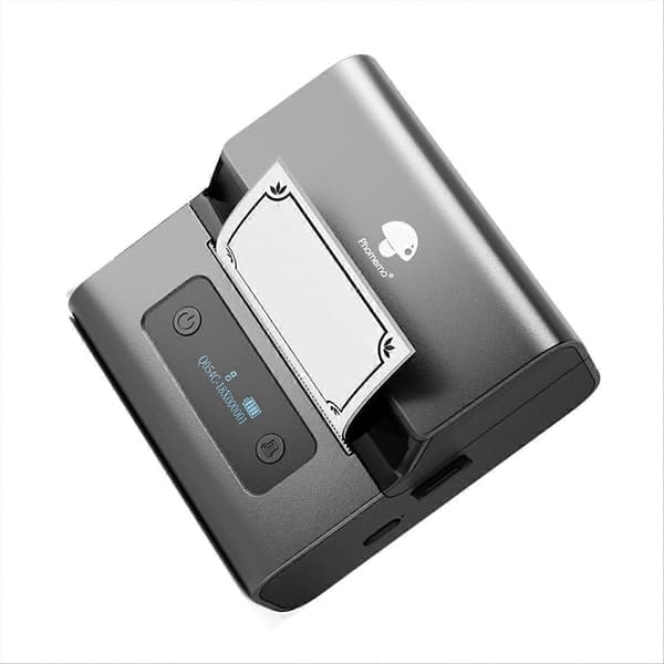 【2F】M221-tarratulostin Bluetooth kannettava tarratulostin harmaa