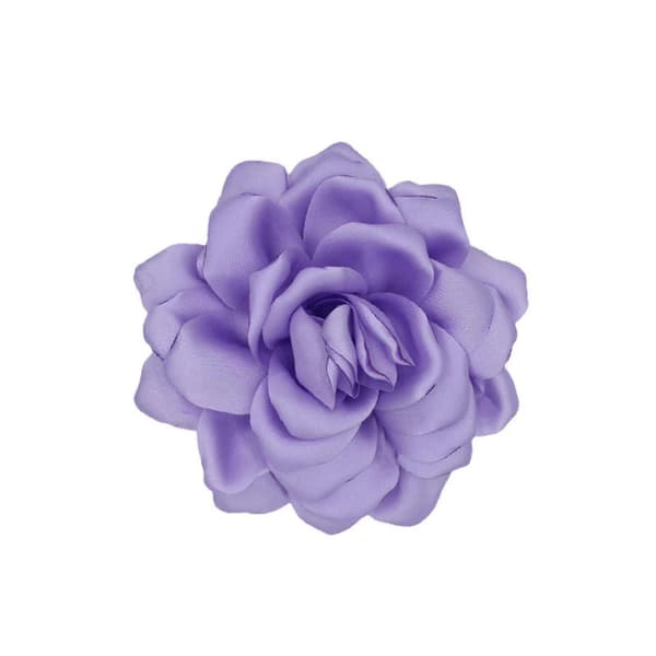 Ainutlaatuinen rintaneula, jossa tyylikäs lumisilmu-design light purple