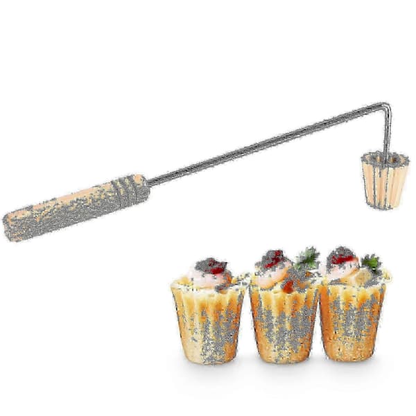 Malaysisk Pie Tee Maker Egg Tart Form 6 Hull Karbonstål Bakeform kompatibel med Kjøkken