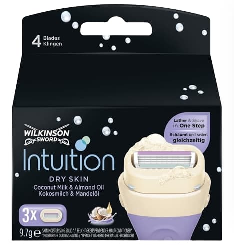 Wilkinson Sword Intuition Dry Skin - Utskiftbare blader til damebarberhøvel 0.05