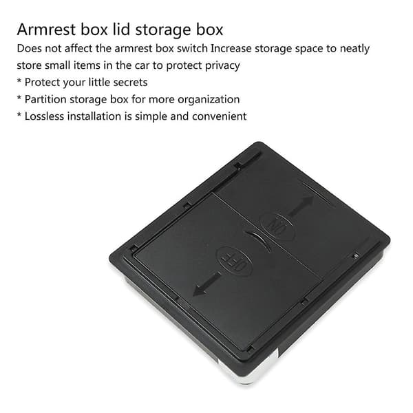 Oppbevaringsboks for armlene til Model 3 Model Y Bil Midtkonsoll Organizer