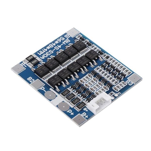 4S 30A Li-ion Litium 18650 Batteri BMS Skydd PCB-kort 3.2V Cell Blue