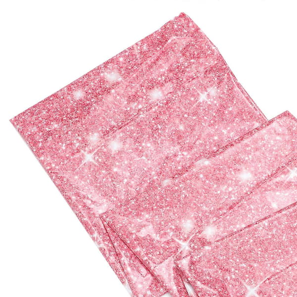 Diamantduk för festbruk 4 st rektangulär glänsande färg bordsduk