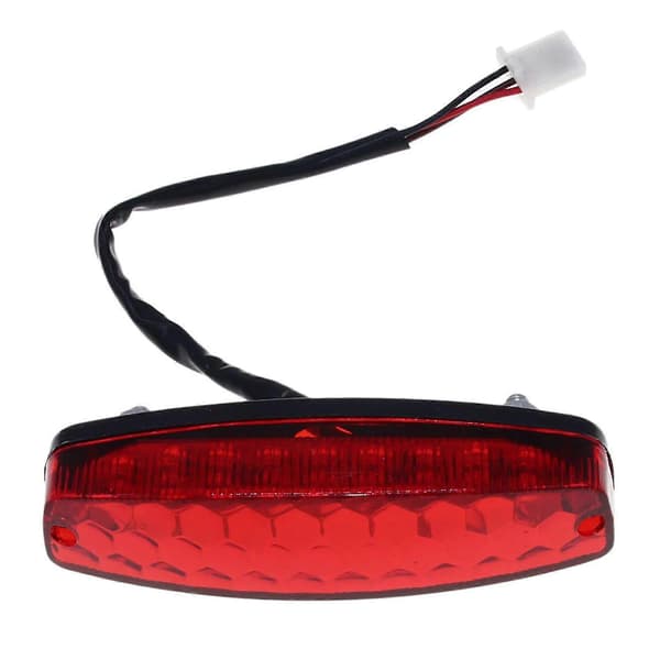 Motorcykel LED Bakbromsljus Universal 12v Nummerplåtsbelysning Röd (Ruipei)