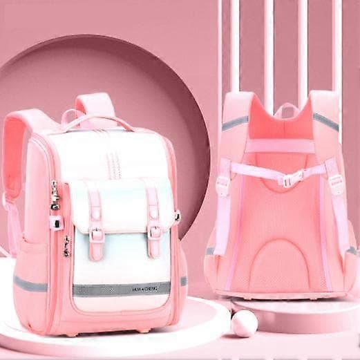 Skolväskor för pojkar flickor barn skolryggsäckar vattentäta tonåringar pink 40*31*16cm