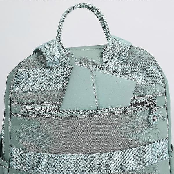 Damryggsäck Stor Kapacitet Nylon Dam Skolväska Ryggsäck Blue