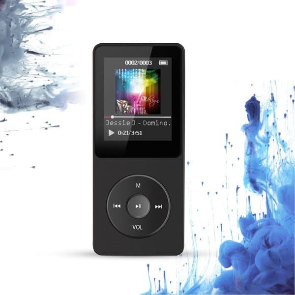 [2F]AGPTEK MP3-spiller Bluetooth 5.0 Sport 32GB med 1,5 tommers TFT-hodetelefoner