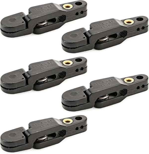 [2F]Downrigger Clips 5-pak kraftige spændingsudløserclips til planerboard trollingfiskeri