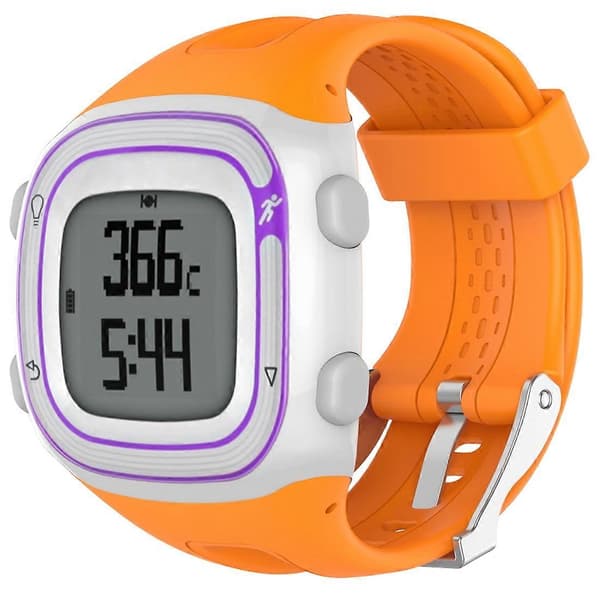 Silikone sportsarmbånd til Garmin Forerunner 10 / 15 Orange
