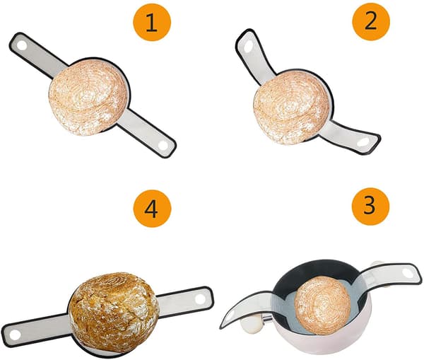 [2F] Silikon bakeunderlag, vaskbart og gjenbrukbart anti-skli silikon bakeunderlag, silikon brødmatte for nederlandsk ovn