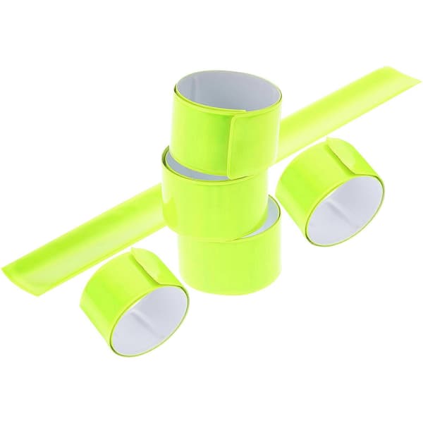 6 stk. Refleksbånd Reflekterende Slap-armbånd Bærbare Håndledsbånd til Cykling