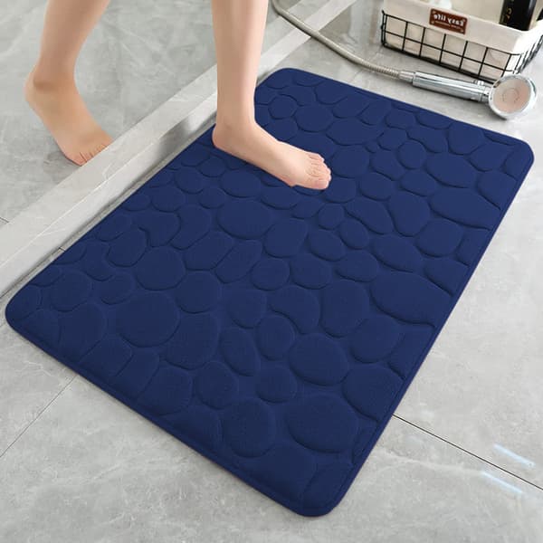 Hjem Brosten præget dør tæppe dør mat[2F] Black