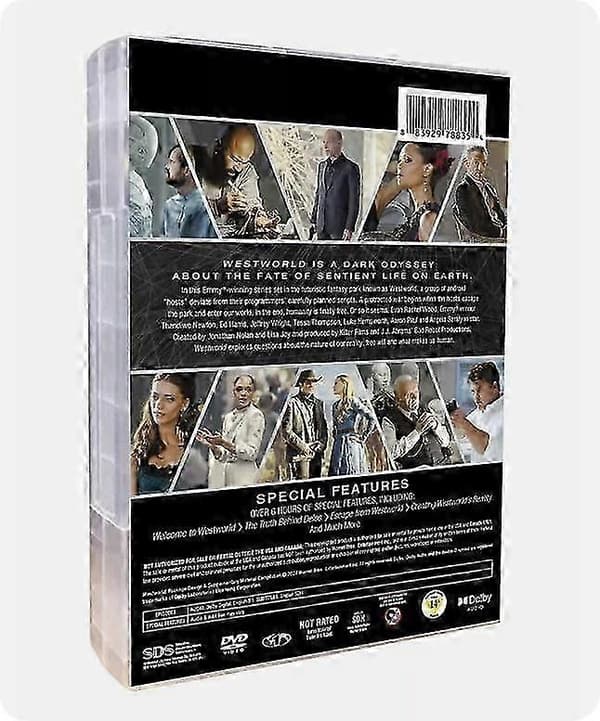 【2F】Westworld Komplet Serie 1-4 DVD 12-Disc Sæt - Engelsk Version