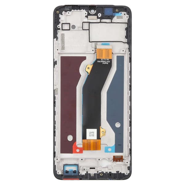 (Ny) För ZTE Blade V70 Max LCD-skärm Digitizer Komplett Montering med Ram (Svart) Black