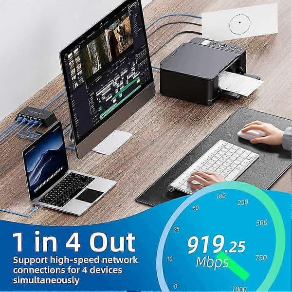 Port Ethernet-adapter för Gen 3 för Mini satellitinternetadapter för trådbundet externt nätverk snabbt stabilt Grey