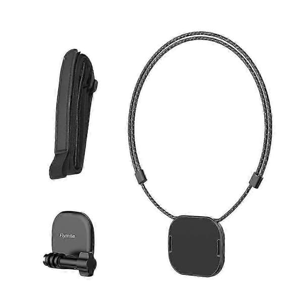 Magnetisk halsremsholder til Action 3 Action 2 Pocket 3 Action Bryst Magnetisk Monteringssæt Black