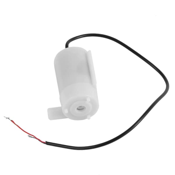 【2F】10 st Mini Micro-dränkbar vattenpump DC 2,5-6V Lågbrusig borstlös motorpump 120L/H Vit