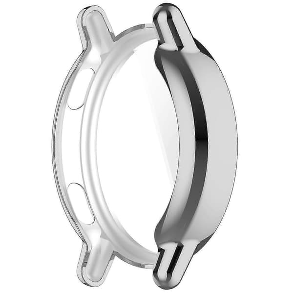 Skyddsfodral för Garmin vivoactive 5 klocka - Transparent TPU-skydd Silver Silver