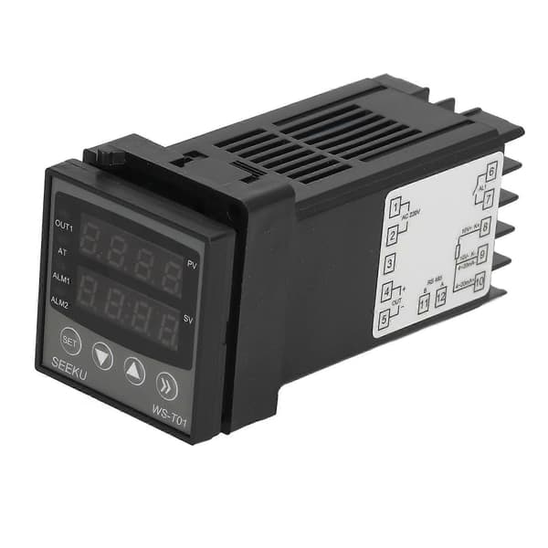 PID Temperaturregulator Digital Display ABS-hölje Intelligent Temperaturkontrollmätare DC 24V
