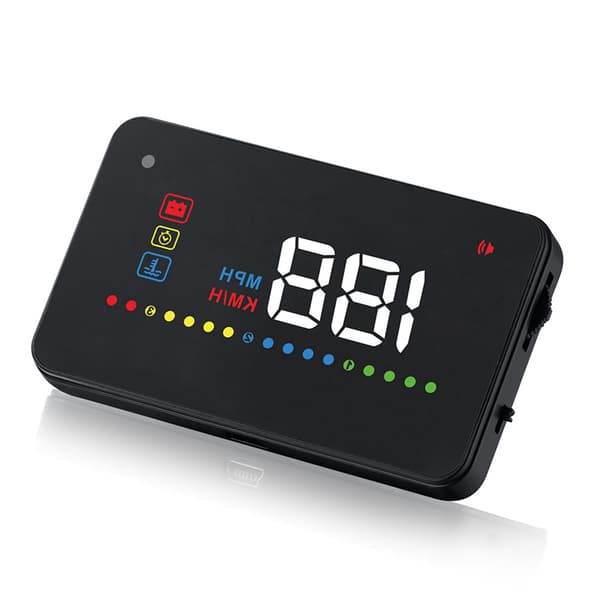 [2F]A200 HUD Universal 3,5 tommers bil Head Up Display Speedometer ODB2 frontrute-projeksjon