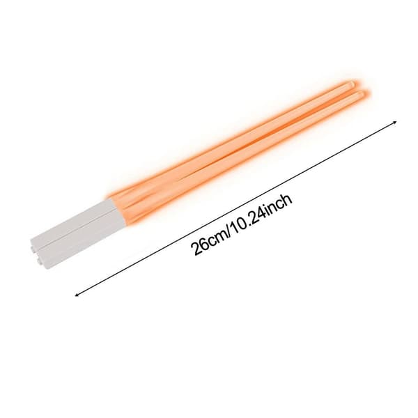 2 stk. LED Lysende Spisepinner Lysende Lys Saber Spisepinner—2f Pink