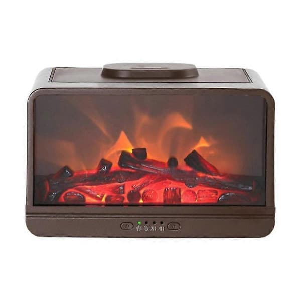 [2F]Flame luftfuktare Hemdoft Tyst eterisk oljediffusor med timer