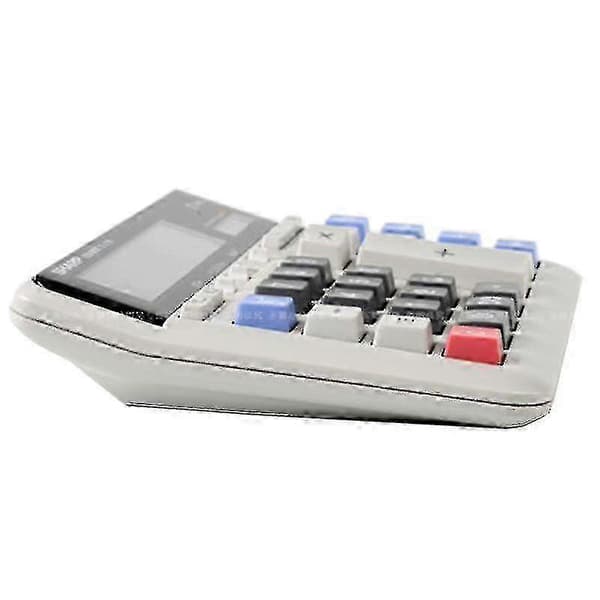 【2F】Sharp EL-2135 Suurinäppäiminen laskin pankkien taloushallinnon työpöydälle White