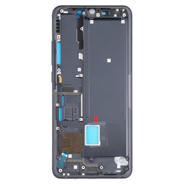 (Ny) Frontdeksel LCD-ramme for Xiaomi Mi Note 10 Lite M2002F4LG, M1910F4G Black