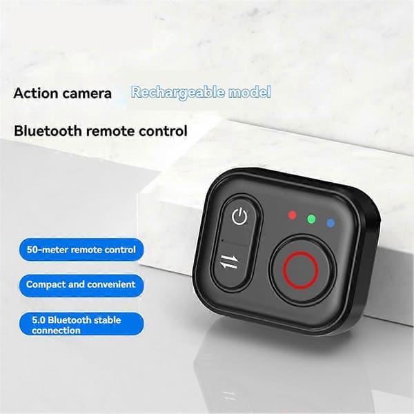 Trådlös Bluetooth-fjärrkontroll för DJI Action6/5 Pro/4/OSMO 360 Shoot Controller Action Cam Shutter—dt