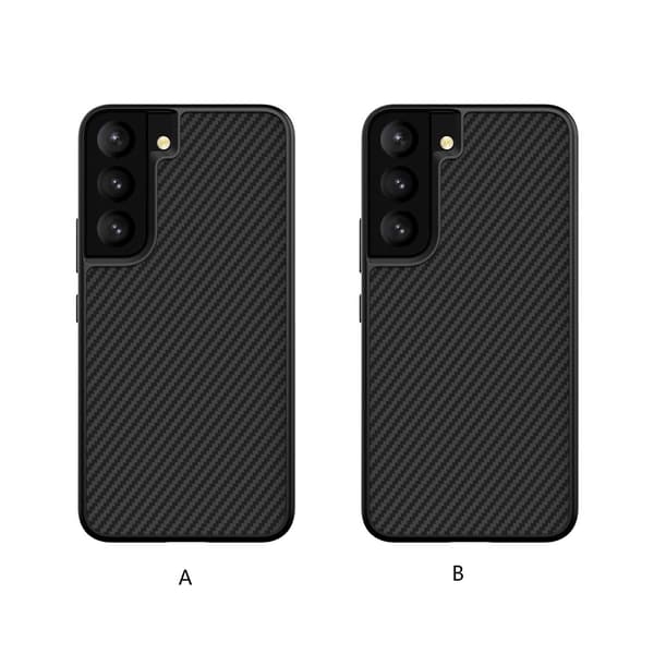 Kolfibermönster Slim Fodral för Galaxy S22 Plus Stötsäkert S22 Plus