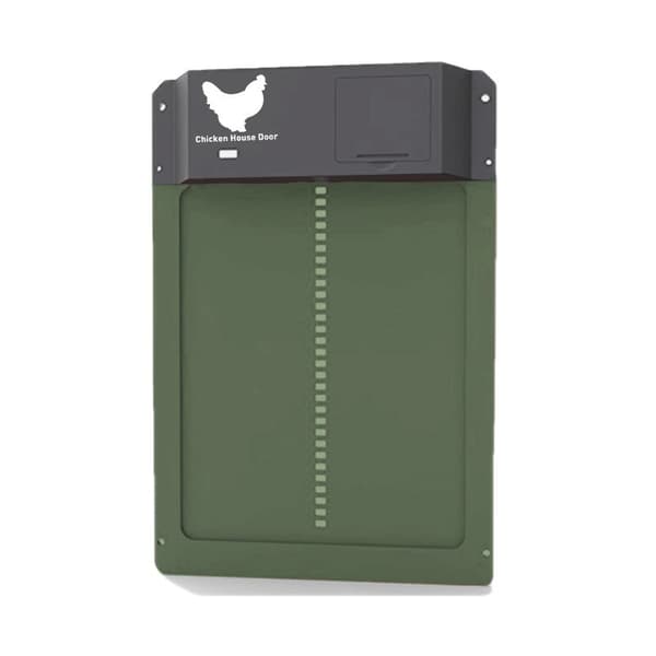 [2F]ChickenGuard Premium Automatisk Hønsehusdør, Hønsehus (Grøn)