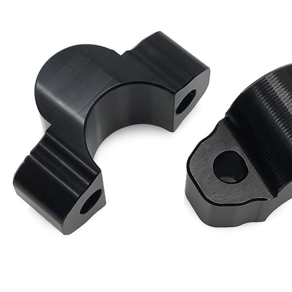 Styre Fat Bar Monteringsklemmer Risere Adapter For Tenere 700 2019-2023 Silver