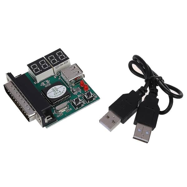 PC-dator moderkortsanalysator kit USB-diagnostikkort med parallellport