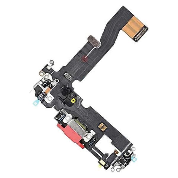 (Ny) KOMPATIBEL Laddningsport Flexkabel för iPhone 12 Red