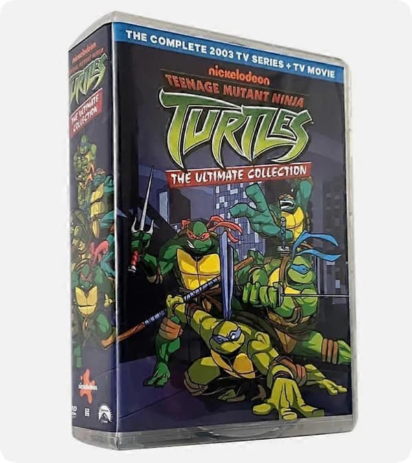 【2F】Teenage Mutant Ninja Turtles (2003): The Ultimate Collection (DVD, 18-disc) engelsk version